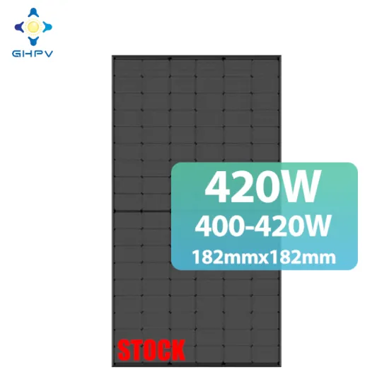 Full Black GHPV 400W-420W N-Type Flexible Solar Panels: High Efficiency Photovoltaic Solutions