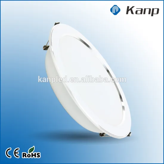 15W White/Silver Round Flush Mount Led Light Modern Ceiling Lamp