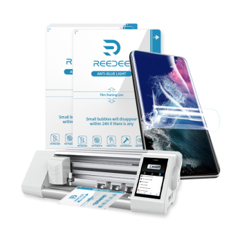 Reedee 50 Pieces/Box 120*180mm Anti-Blue Light TPU Screen Protectors for Cell Phones