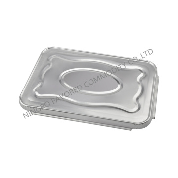 Aluminium foil 2 1/4 oblong pan-rim lid