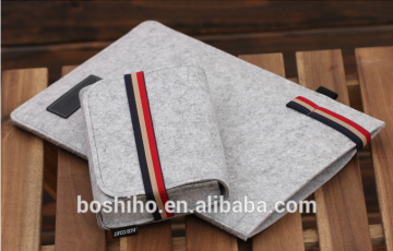 Custom Fashion Felt Wool Sleeve Elastic Ultrabook Laptop bag case for Apple Macbook