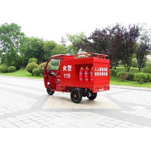 New energy electric three-wheeled mini fire truck