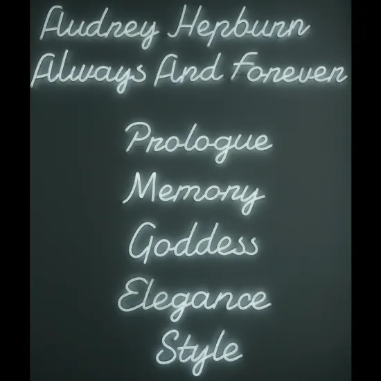 LED NEON LETTER ON THE WALL