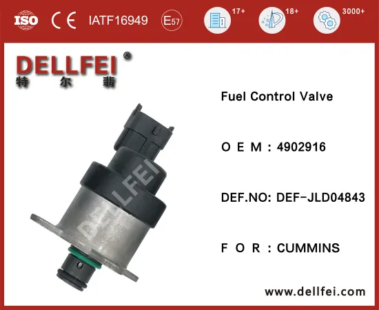 Fuel pressure regulator metering valve 4902916 for CUMMINS