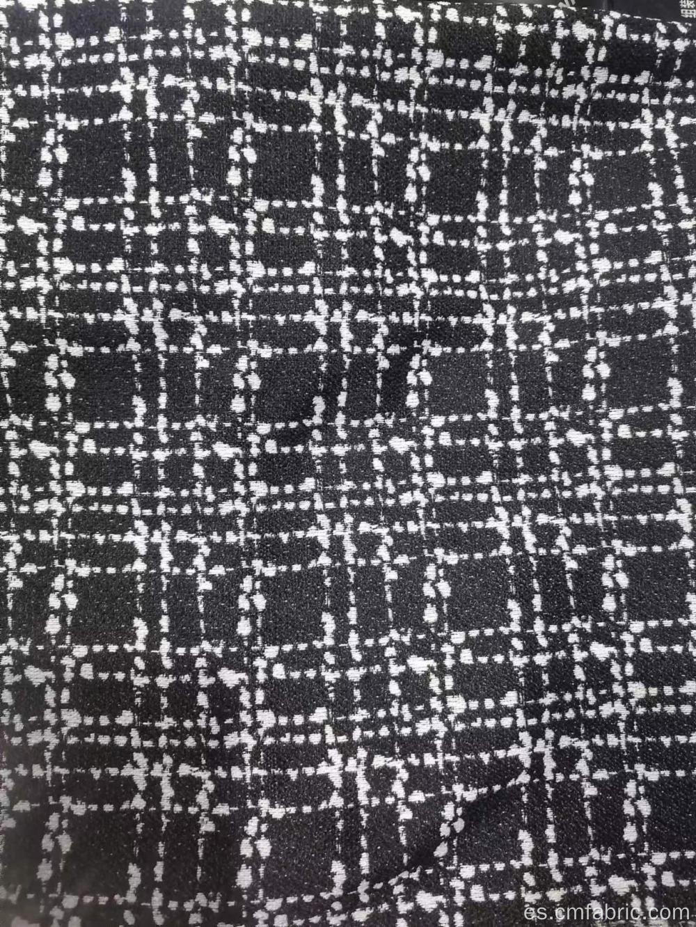 Jacquard Warp Stretch Bengaline Yarn teñido de tela teñida