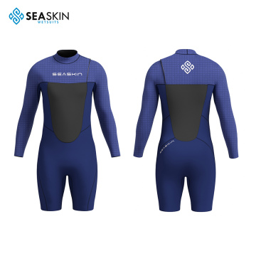 Seaskin Mens Zipperless Lengan Panjang Spring Wetsuits