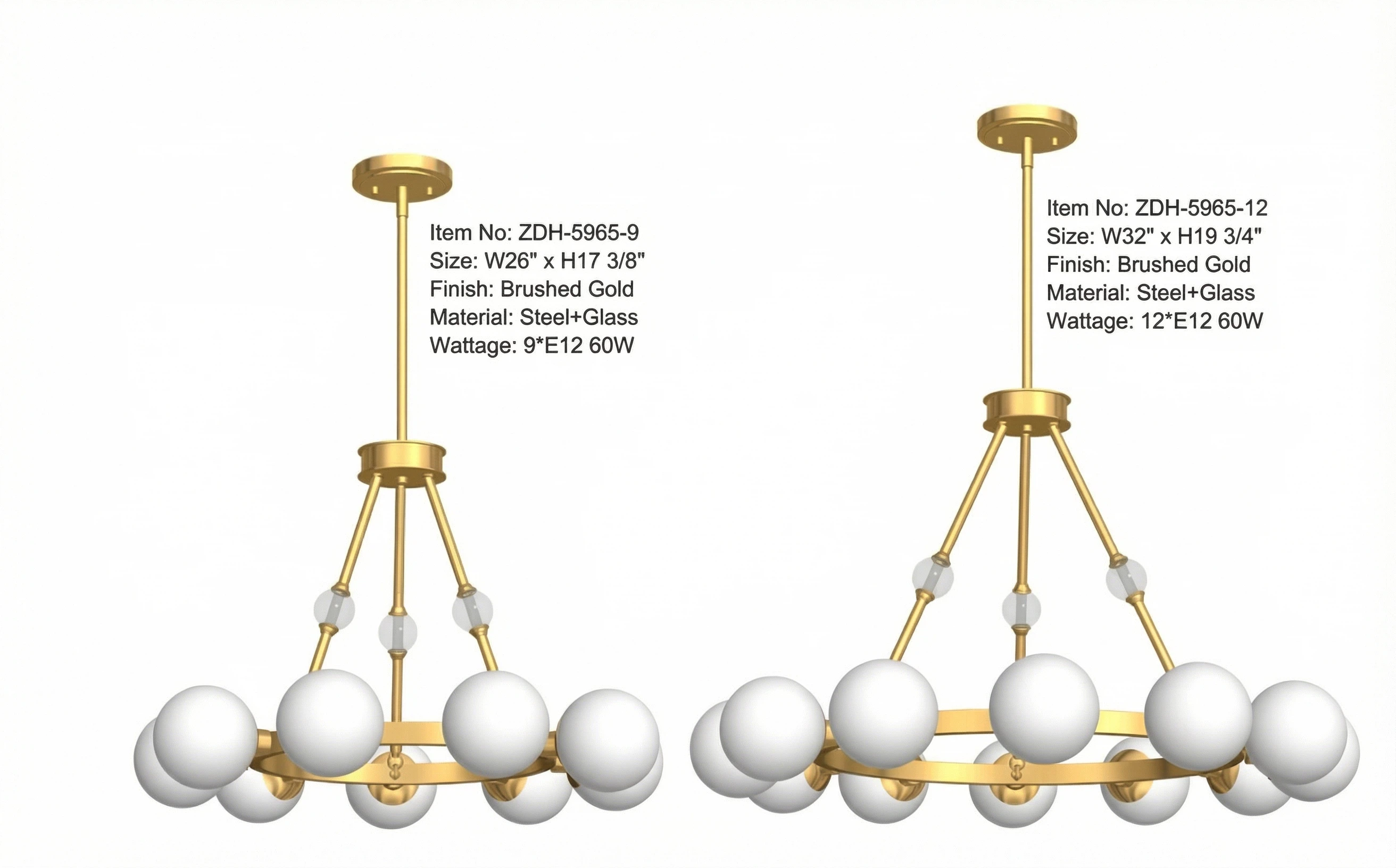 modern lighting chandelier