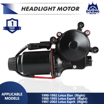 DCKING MOTOR Headlight Headlamp Motor Fits For Lotus Esprit 1988-1995 And1997-2002 And Elan 1990-1992 Front Right Passenger Side
