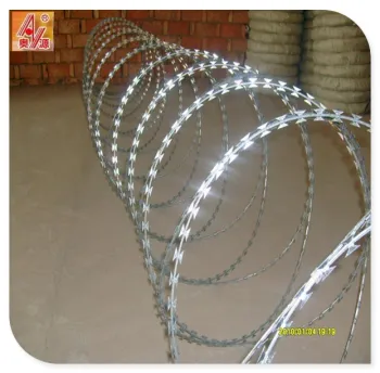 Single Razor,2 strands,4 strands Razor Type and Galvanized Surface Treatment barbed wire price