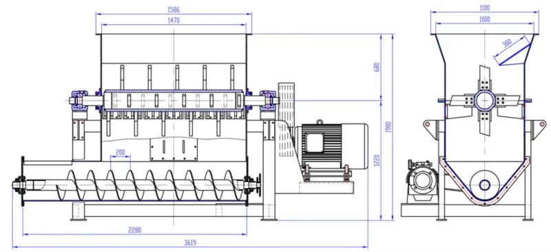 Isda Crusher / Frozen Fish Crusher / Cutter para sa Fishmeal Production Line