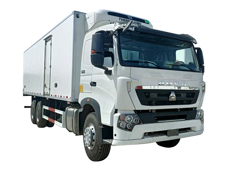 HOWO brand 3 axles heavy duty freezer truck