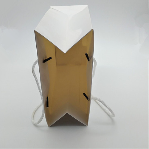 Elegant Custom Logo Gift Packing White Paper Bags