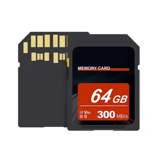 V30 V60 V90 UHS-II SD Memory Card 64GB-512GB for Digital Camera and Phone