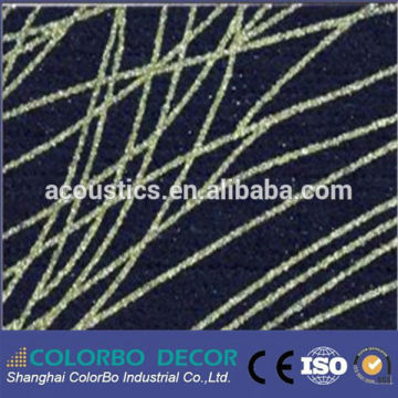 fire rated polyester fiber panel board for interior room and recording studios
