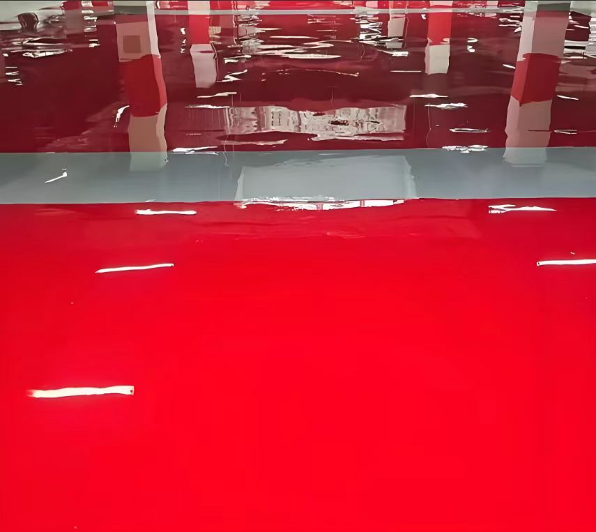 Revestimiento plano epoxi sin disolventes para uso industrial