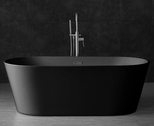 Black Freestanding Acrylic Bathtubs in Germany