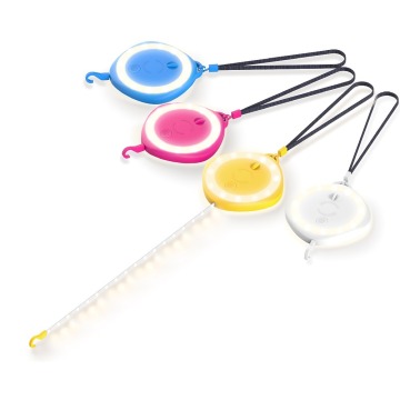 AAA Battery-Powered LED Camping Light with Tape Measure Function