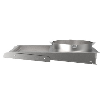 Interlock Stainless steel with fire rated door Residential Garbage chute trash chute