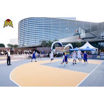 Intelligent PP Interlocking Portable Sport Court Materiaal Plastic tegels Tijdelijke basketbalvloeren Outdoor