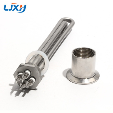 LJXH Boiler Steam Water Heater Heating Element DN25 1'' 32mm BSP Thread, 304SUS, 220V