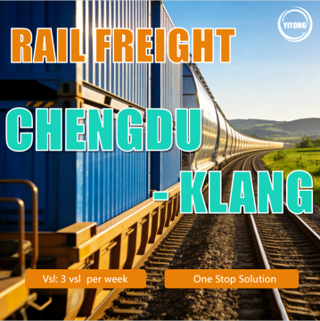 Chengdu'dan Klang Malezya Limanı'na Demiryolu Kargosu
