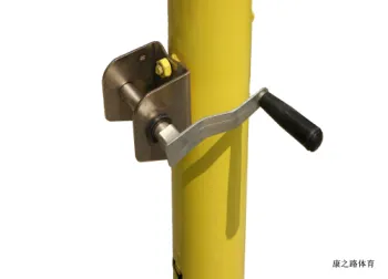 Movable volleyball stand