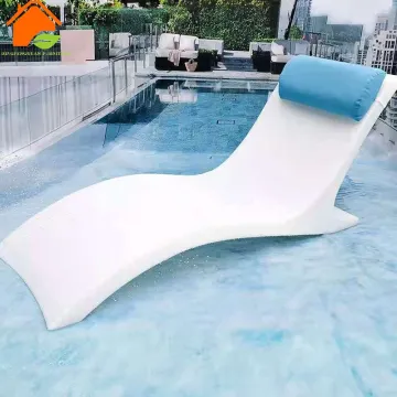 Amphibious Plastic Sun Lounger for Beach, Pool, and Water