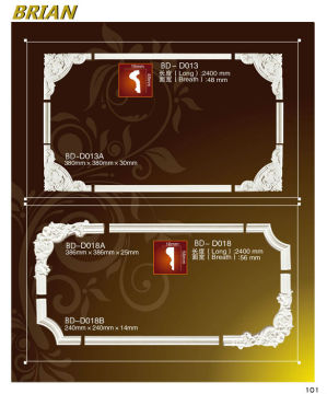 Celing moulding, PU Frames