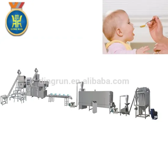 Automatic Industrial nutritional instant breakfast rice powder baby food making machine