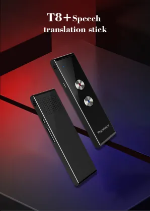 Multilingual Voice Translator Device: Instant Translation for Over 40 Languages - T8+