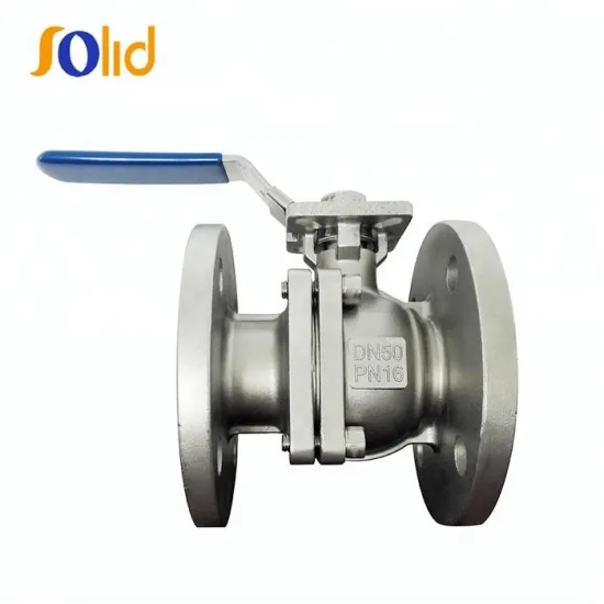 DIN Carbon Steel/SS304/CF8 flanged End Ball valve