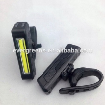 High quantity 3W 120lumens rechargeable COB led light bike