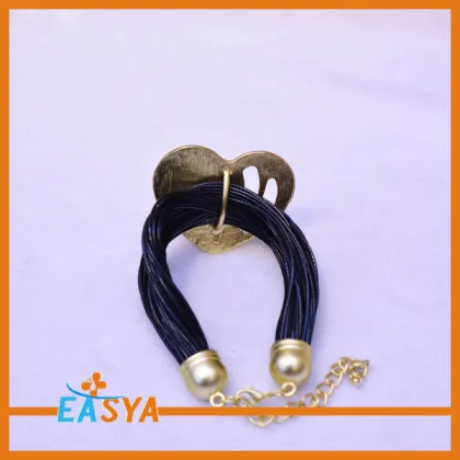 Statement Heart Shape Cut Out Broken Heart Bracelet
