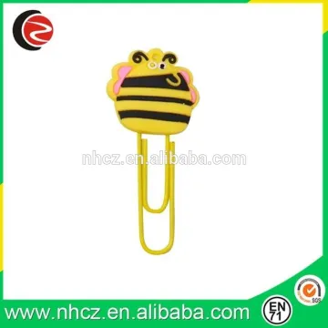 Bee Shaped Soft PVC Bookmark