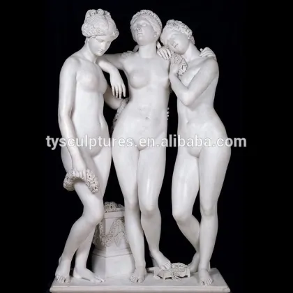 Famous people statue the three graces marble statue for sale