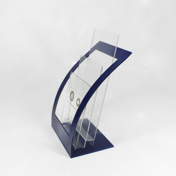 Custom Acrylic Literature Display Stand For Sale