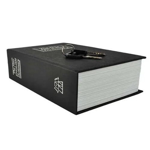 Secret Hidden Metal Book Safes with 2 keys