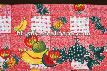 100% polyester print fabric for table cloth