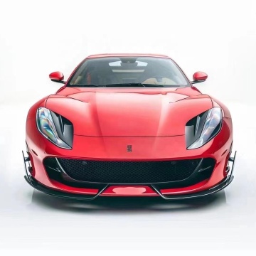 Ferrari 812 Carbon Fiber Body Kit - MSY Style Front Lip Diffuser Spoiler