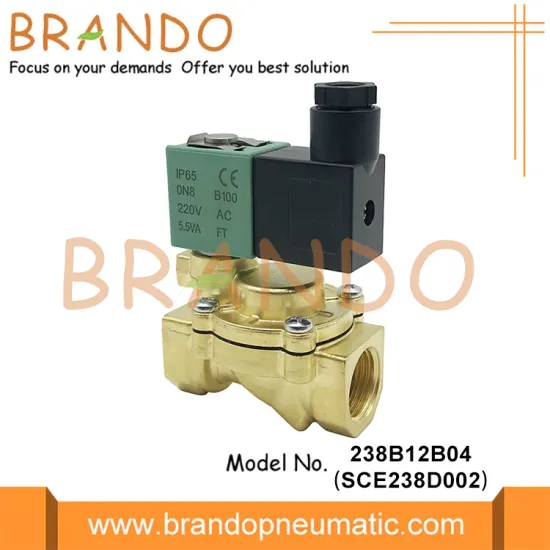 SCE238D002 ASCO Type Brass Solenoid Valve 1/2'' 220V