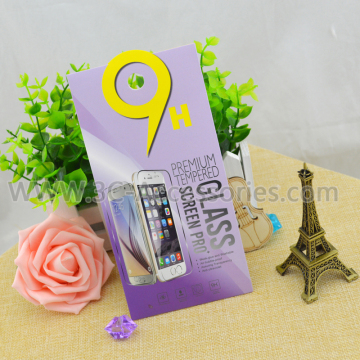 Wholesale 9H Hardness 0.33mm Premium Tempered Glass Screen Protector for iPhone 6 / 6S / Samsung S6 Edge