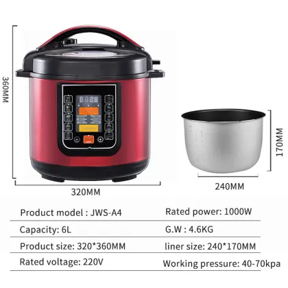Kenwood Presto Smart 8L Pressure Cooker - Alternative to Instant Pot Duo Plus 9-in-1 Electric Pressure Cooker
