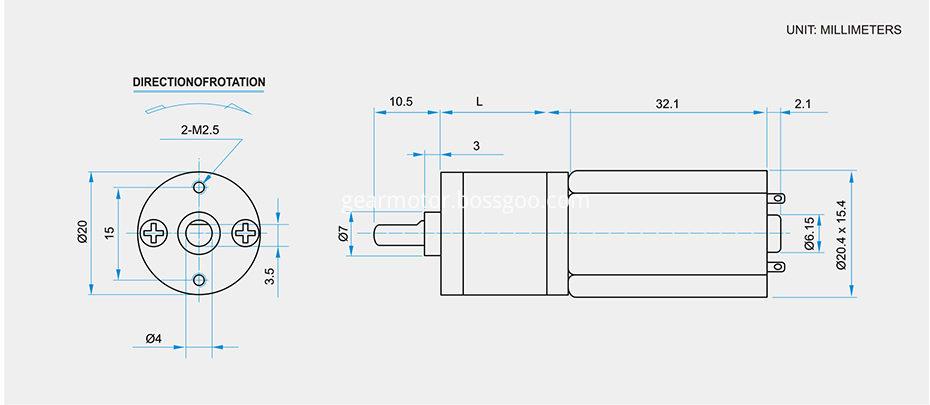 dc brush motor