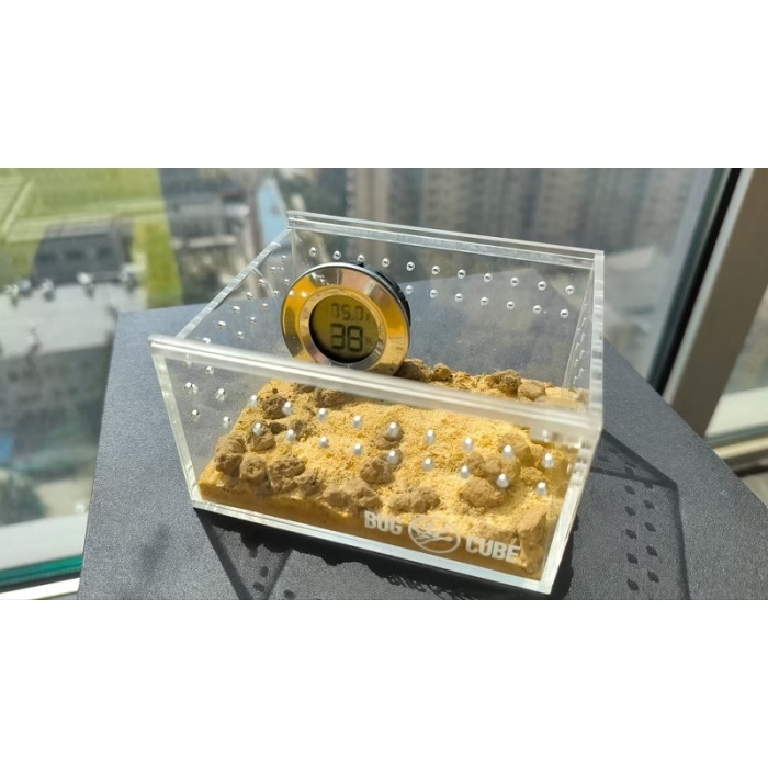 Termohrómetro digital para recintos de reptiles