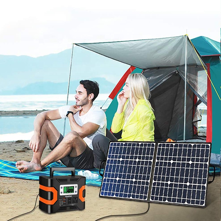 High Quality 18v 100w Durable Solar Panel Battery Portable Generator For Outdoor Activities Solar Energy System For Wholesale4