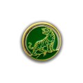 Anpassad djur som är frihet Tiger Badge Pin