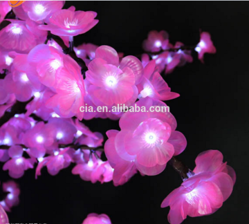 CIA All kinds of shapes Large unique cheap fake silk cherry blossom trees with led lights