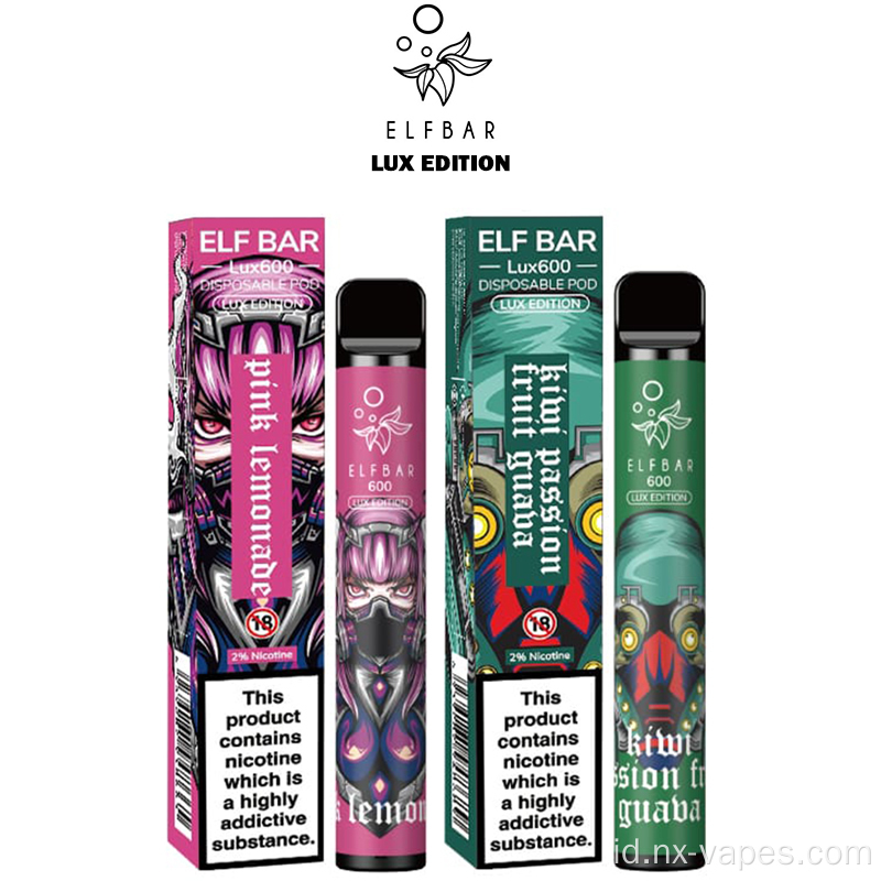 Elf bar lux 1500 puffs kit sekali pakai