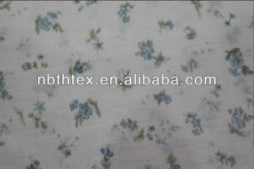 Simple flower printing poplin fabrics for kids
