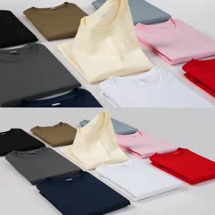 OEM&ODM Custom Logo Unisex Oversized Heavy Cotton T-Shirt